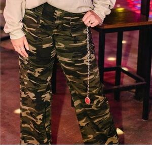 Wild junkie wide leg cargo pants.